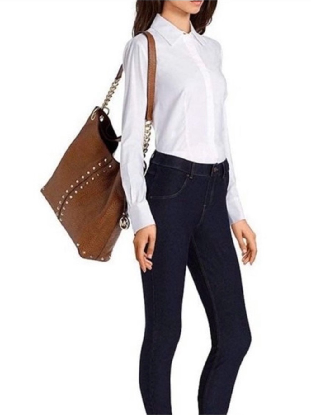 Michael Kors Tan Astor Leather Tote - Picture 2 of 7